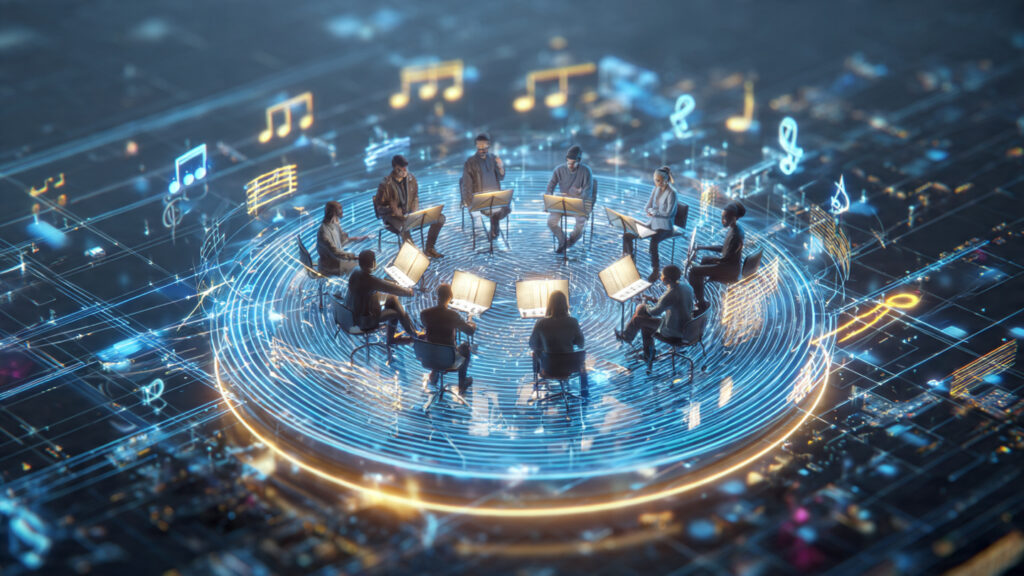 Music creators discussing royalty growth in music industry – T-Series IPRS membership royalty update.