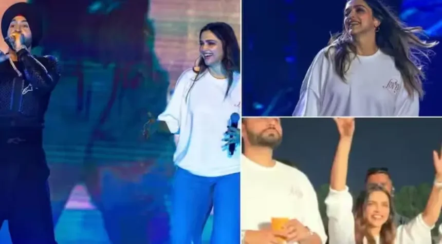 Deepika Padukone was seen dancing at Diljit Dosanjh's concert, left her little daughter at home