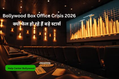 Bollywood Box Office Crisis 2026 showing empty cinema hall and declining box office trend