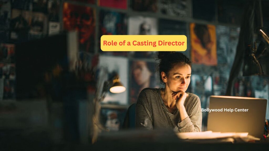 Casting director reviewing profiles in Bollywood Casting Process