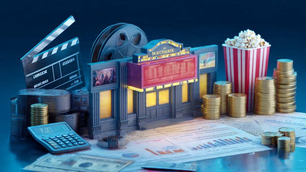 Box Office Collection revenue model showing theatre share, distributor share, producer earnings and OTT revenue.