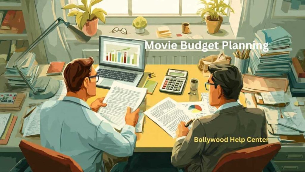 film budget प्लानिंग करते हुए निर्माता और प्रोडक्शन टीम