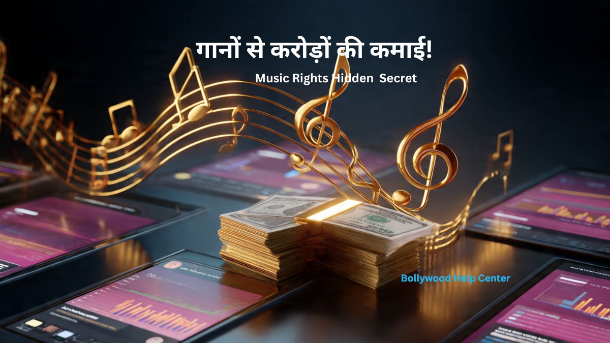 Music Rights से कमाई कैसे होती है, म्यूजिक रॉयल्टी और लाइसेंसिंग सिस्टम का चित्रण