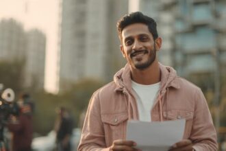 New Actor Salary in India – aspiring actor attending an audition in Mumbai film industry