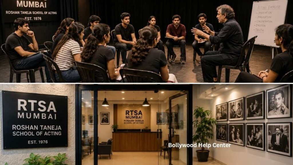 Roshan Taneja School of Acting Mumbai campus and acting institute entrance