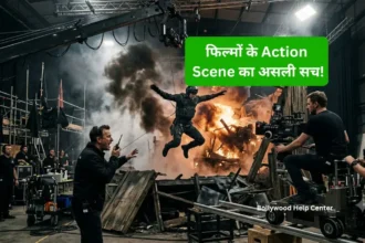 Action Scene Shooting in Bollywood with stunt team and film camera