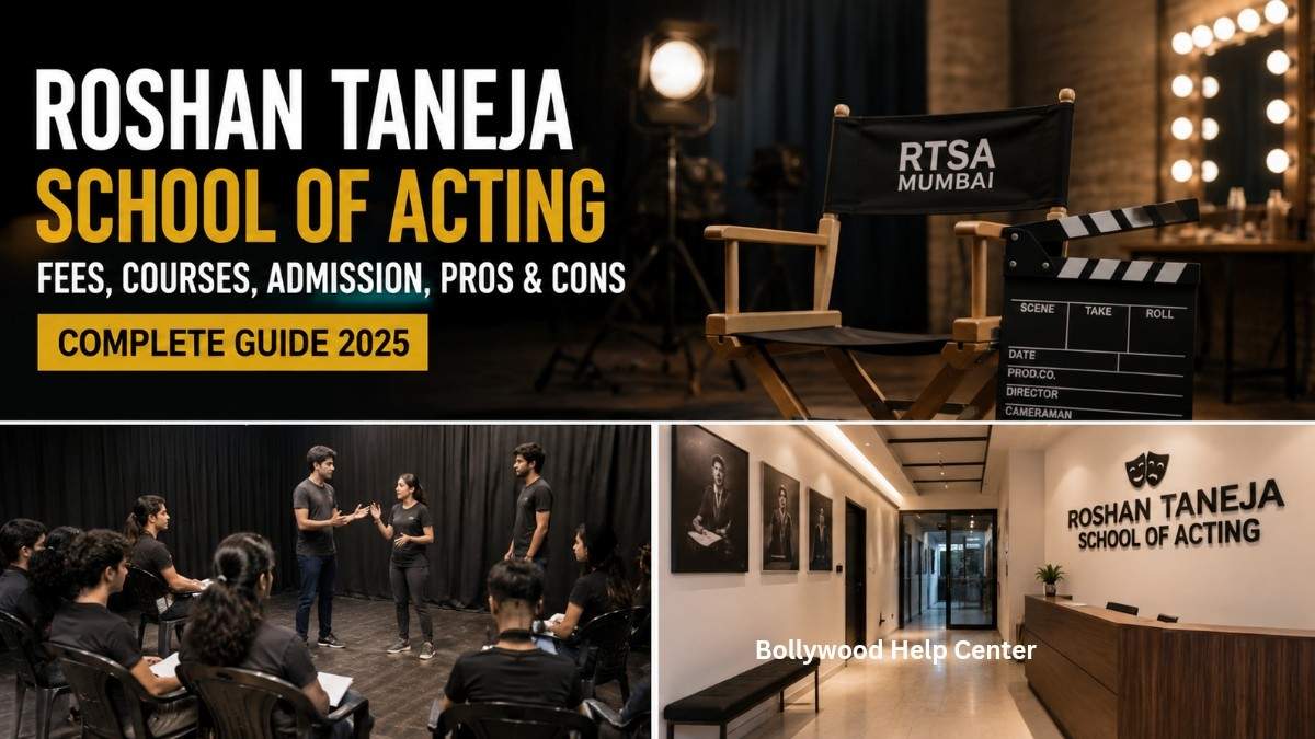 Roshan Taneja School of Acting acting class with students practicing camera and method acting
