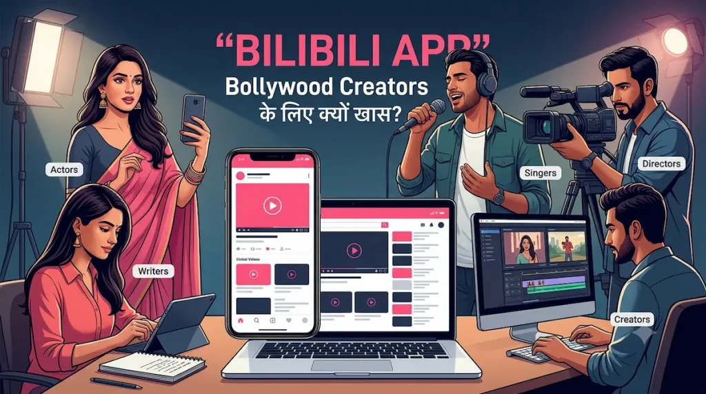 Bilibili App पर Bollywood actors singers directors और content creators के लिए अवसर