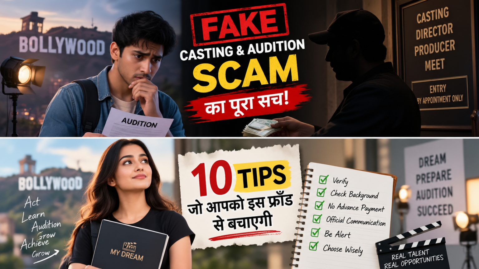 Fake Casting & Audition Scam से बचने के टिप्स
